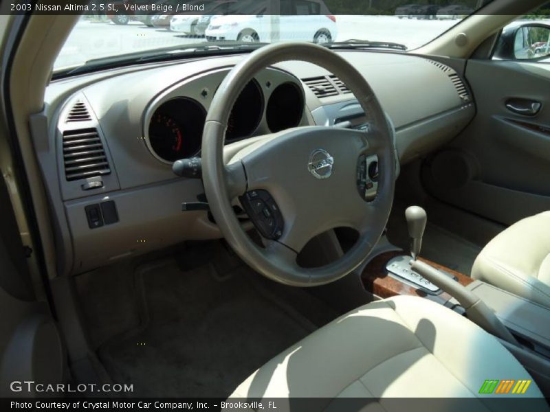 Velvet Beige / Blond 2003 Nissan Altima 2.5 SL