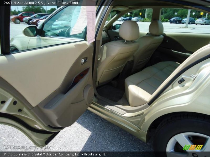 Velvet Beige / Blond 2003 Nissan Altima 2.5 SL