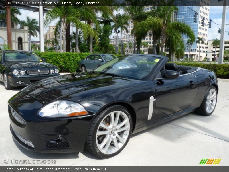 Ebony Black / Charcoal 2007 Jaguar XK XKR Convertible