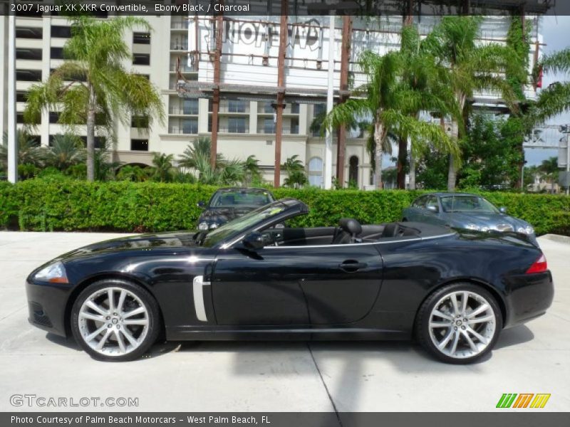 Ebony Black / Charcoal 2007 Jaguar XK XKR Convertible