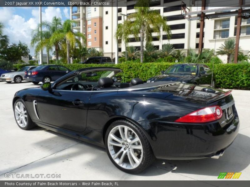 Ebony Black / Charcoal 2007 Jaguar XK XKR Convertible