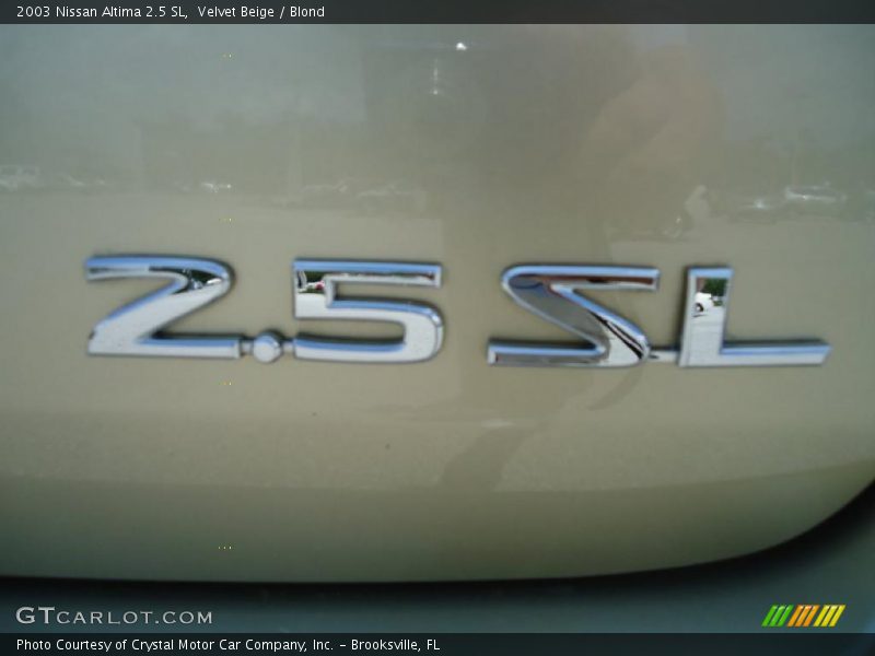 Velvet Beige / Blond 2003 Nissan Altima 2.5 SL