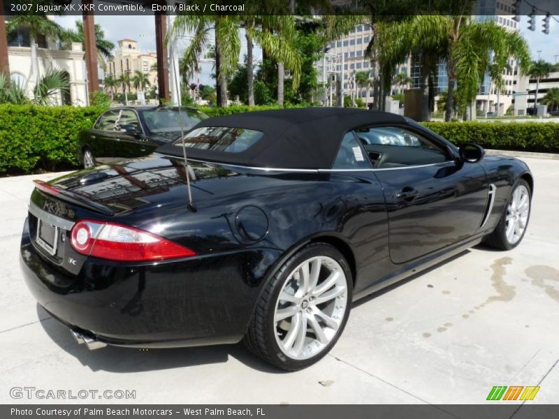 Ebony Black / Charcoal 2007 Jaguar XK XKR Convertible