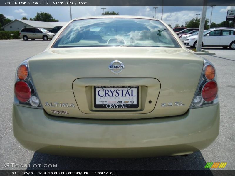 Velvet Beige / Blond 2003 Nissan Altima 2.5 SL