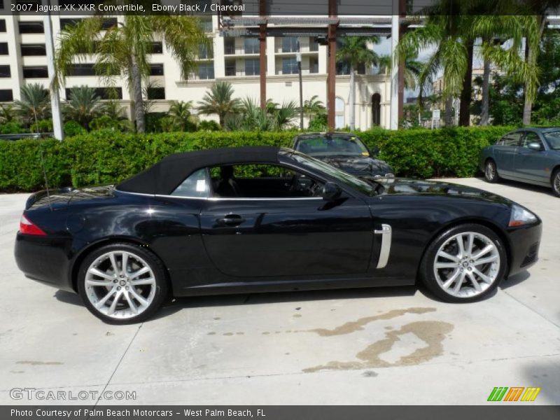 Ebony Black / Charcoal 2007 Jaguar XK XKR Convertible