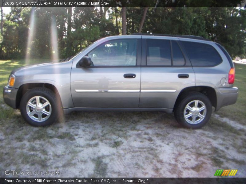 Steel Gray Metallic / Light Gray 2009 GMC Envoy SLE 4x4