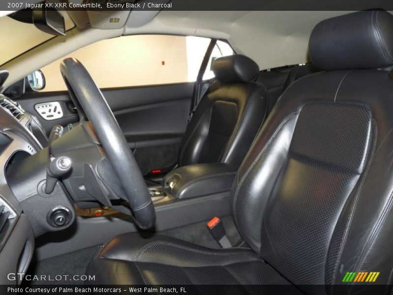 Ebony Black / Charcoal 2007 Jaguar XK XKR Convertible