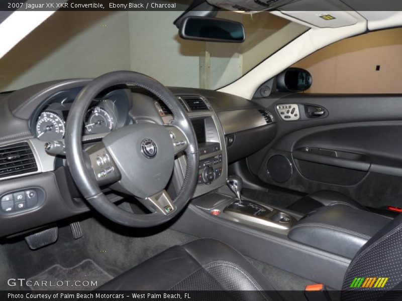 Ebony Black / Charcoal 2007 Jaguar XK XKR Convertible