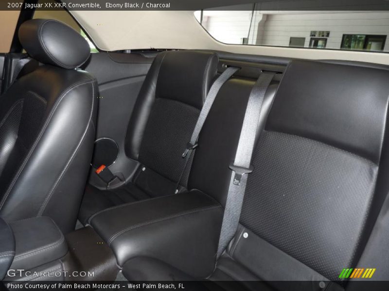 Ebony Black / Charcoal 2007 Jaguar XK XKR Convertible