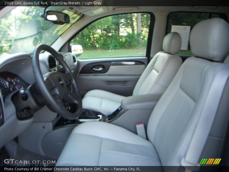 Steel Gray Metallic / Light Gray 2009 GMC Envoy SLE 4x4