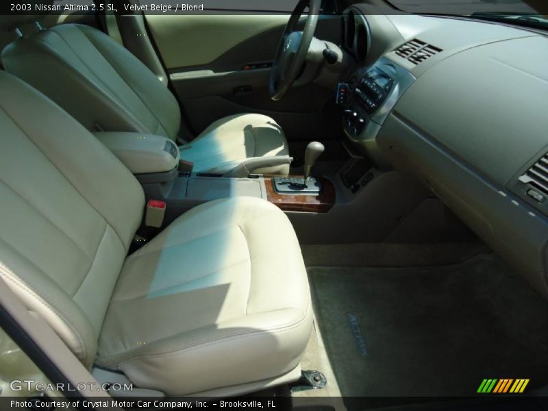 Velvet Beige / Blond 2003 Nissan Altima 2.5 SL