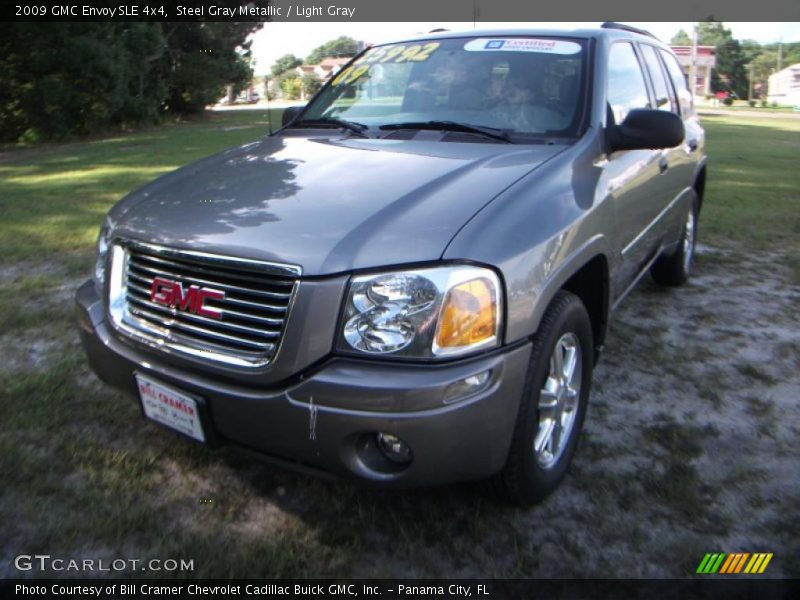 Steel Gray Metallic / Light Gray 2009 GMC Envoy SLE 4x4