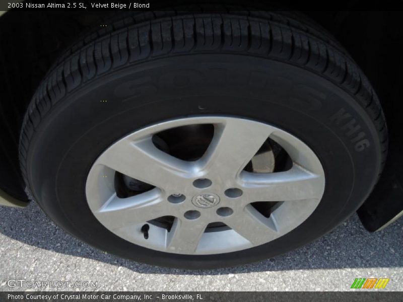 Velvet Beige / Blond 2003 Nissan Altima 2.5 SL