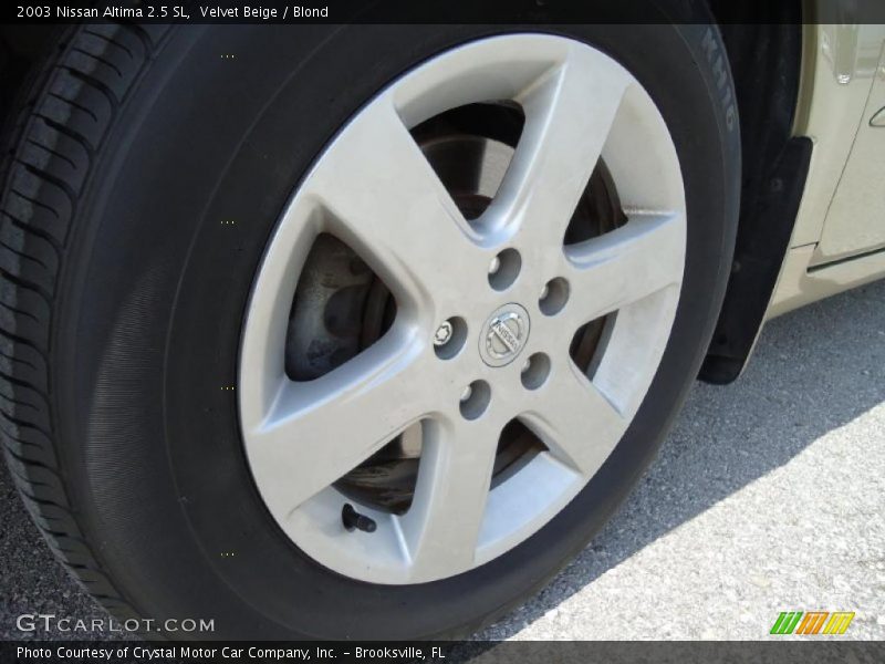 Velvet Beige / Blond 2003 Nissan Altima 2.5 SL