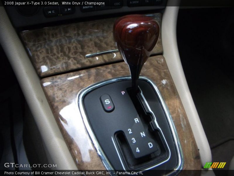 White Onyx / Champagne 2008 Jaguar X-Type 3.0 Sedan
