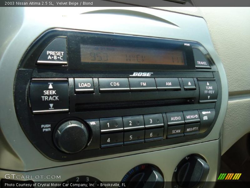 Velvet Beige / Blond 2003 Nissan Altima 2.5 SL