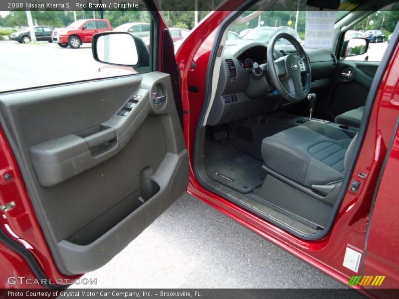 Red Brawn / Graphite 2008 Nissan Xterra S