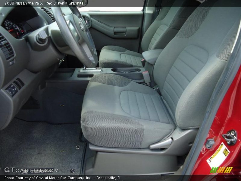 Red Brawn / Graphite 2008 Nissan Xterra S