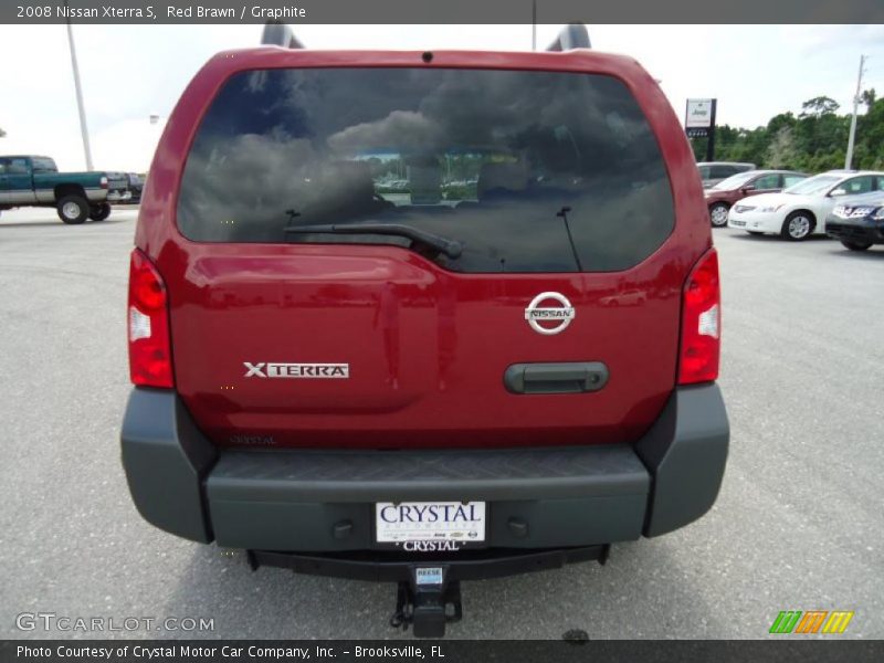 Red Brawn / Graphite 2008 Nissan Xterra S