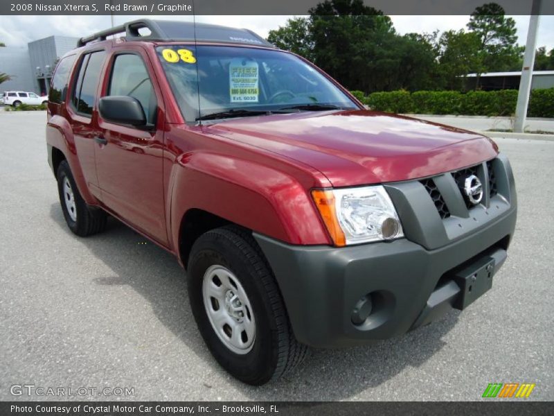 Red Brawn / Graphite 2008 Nissan Xterra S