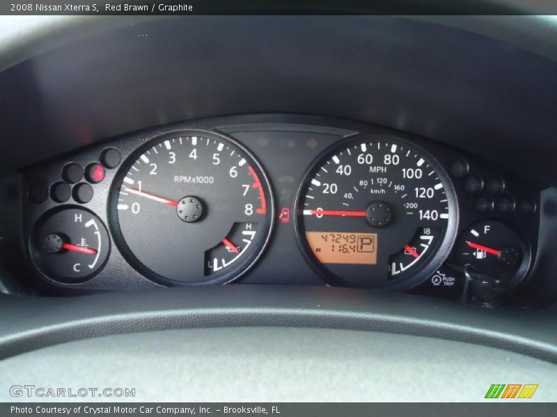 Red Brawn / Graphite 2008 Nissan Xterra S