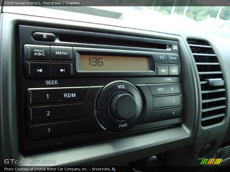 Red Brawn / Graphite 2008 Nissan Xterra S