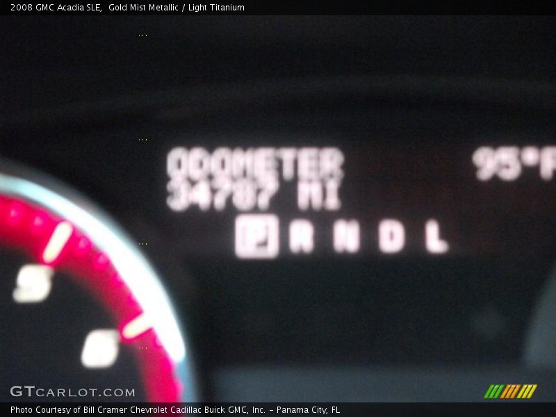 Gold Mist Metallic / Light Titanium 2008 GMC Acadia SLE