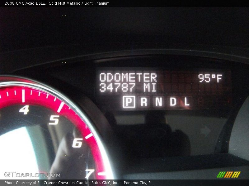 Gold Mist Metallic / Light Titanium 2008 GMC Acadia SLE
