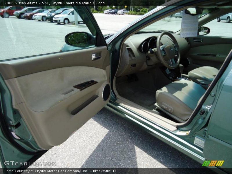 Mystic Emerald Metallic / Blond 2006 Nissan Altima 2.5 SL