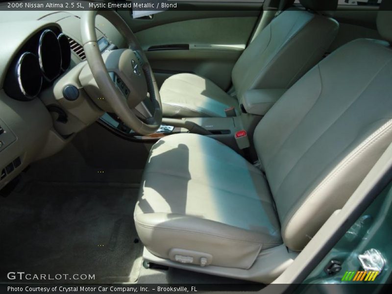 Mystic Emerald Metallic / Blond 2006 Nissan Altima 2.5 SL