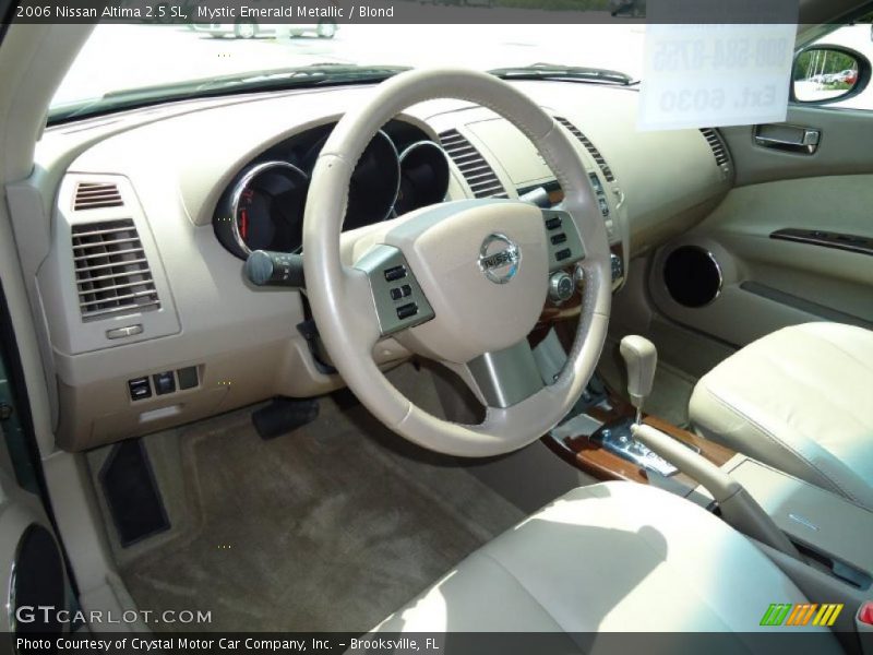 Mystic Emerald Metallic / Blond 2006 Nissan Altima 2.5 SL