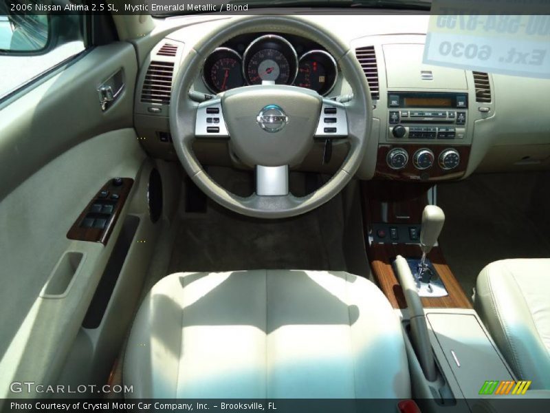 Mystic Emerald Metallic / Blond 2006 Nissan Altima 2.5 SL