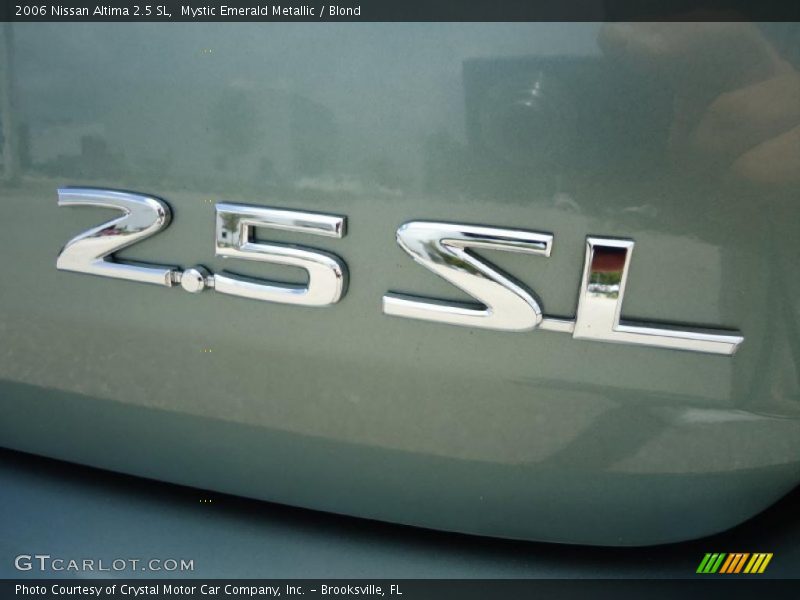 Mystic Emerald Metallic / Blond 2006 Nissan Altima 2.5 SL