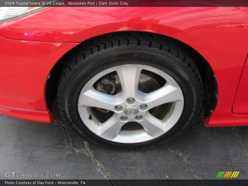 Absolutely Red / Dark Stone Gray 2004 Toyota Solara SE V6 Coupe