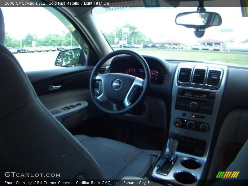 Gold Mist Metallic / Light Titanium 2008 GMC Acadia SLE