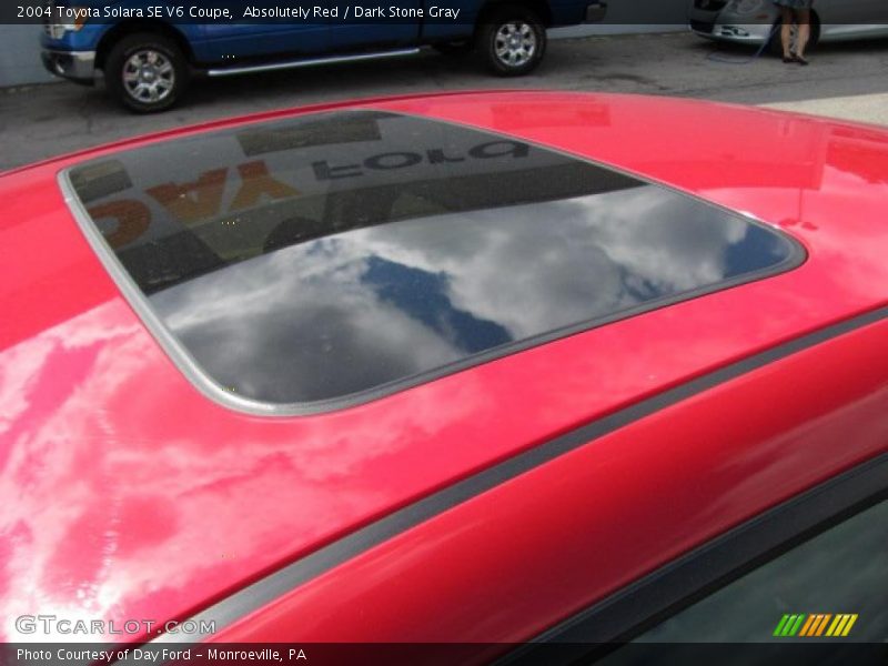 Absolutely Red / Dark Stone Gray 2004 Toyota Solara SE V6 Coupe