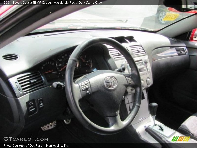 Absolutely Red / Dark Stone Gray 2004 Toyota Solara SE V6 Coupe