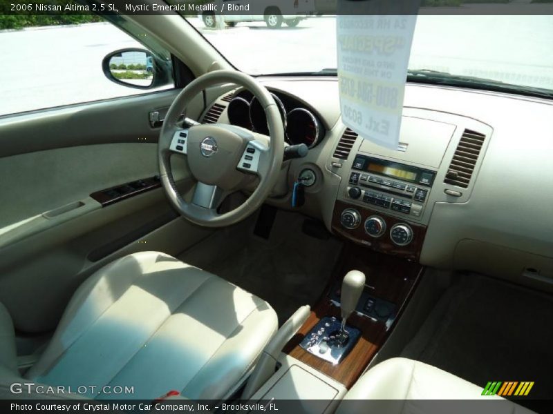 Mystic Emerald Metallic / Blond 2006 Nissan Altima 2.5 SL