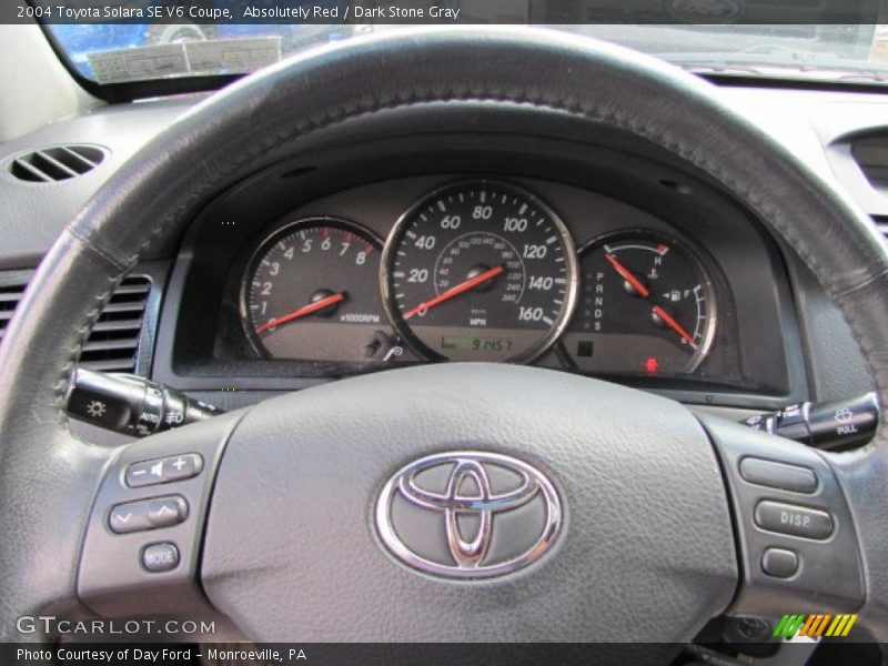 Absolutely Red / Dark Stone Gray 2004 Toyota Solara SE V6 Coupe