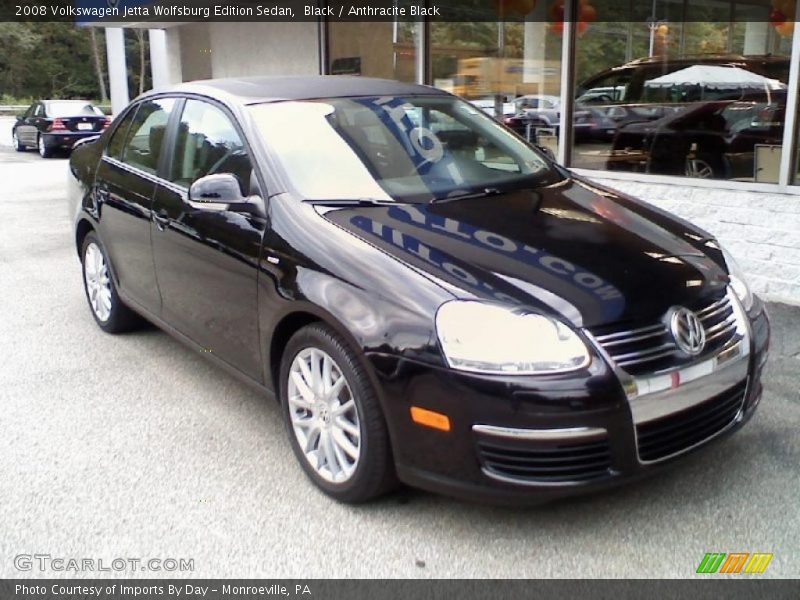 Black / Anthracite Black 2008 Volkswagen Jetta Wolfsburg Edition Sedan