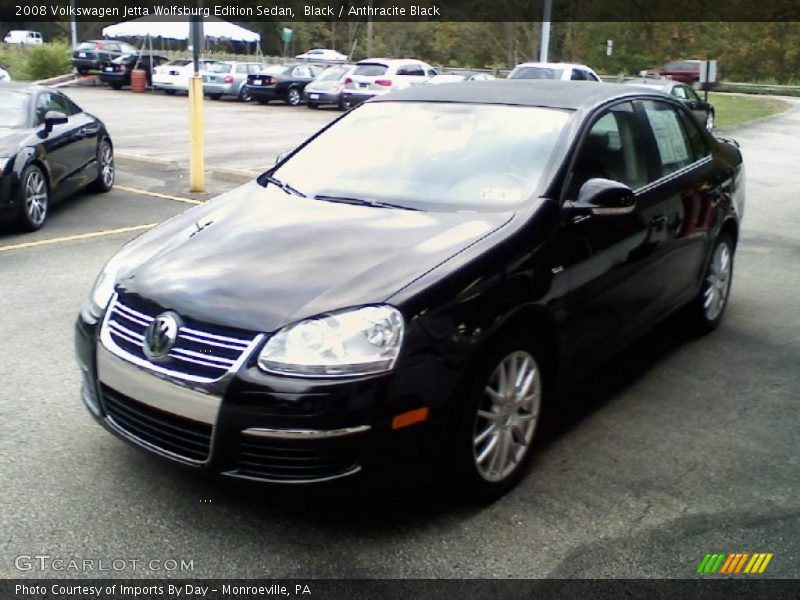 Black / Anthracite Black 2008 Volkswagen Jetta Wolfsburg Edition Sedan