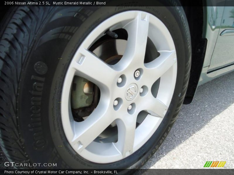 Mystic Emerald Metallic / Blond 2006 Nissan Altima 2.5 SL