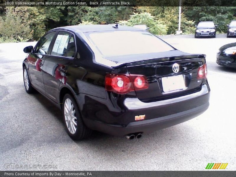 Black / Anthracite Black 2008 Volkswagen Jetta Wolfsburg Edition Sedan