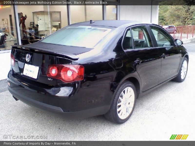 Black / Anthracite Black 2008 Volkswagen Jetta Wolfsburg Edition Sedan