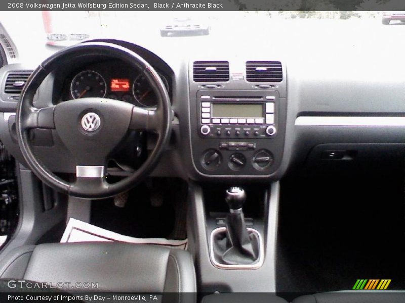 Black / Anthracite Black 2008 Volkswagen Jetta Wolfsburg Edition Sedan