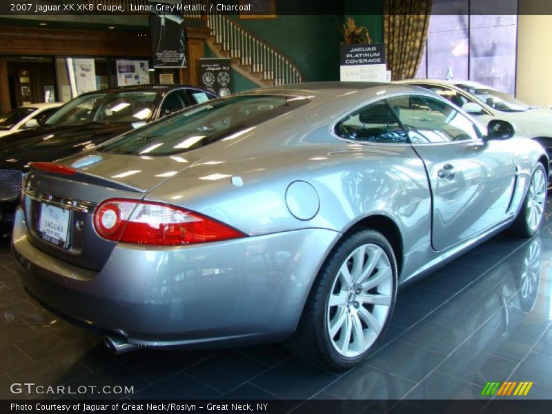 Lunar Grey Metallic / Charcoal 2007 Jaguar XK XK8 Coupe