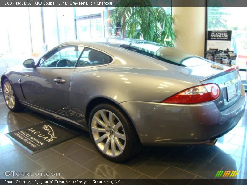 Lunar Grey Metallic / Charcoal 2007 Jaguar XK XK8 Coupe