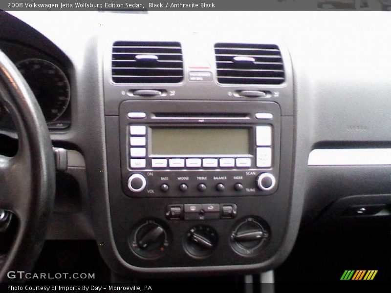 Black / Anthracite Black 2008 Volkswagen Jetta Wolfsburg Edition Sedan