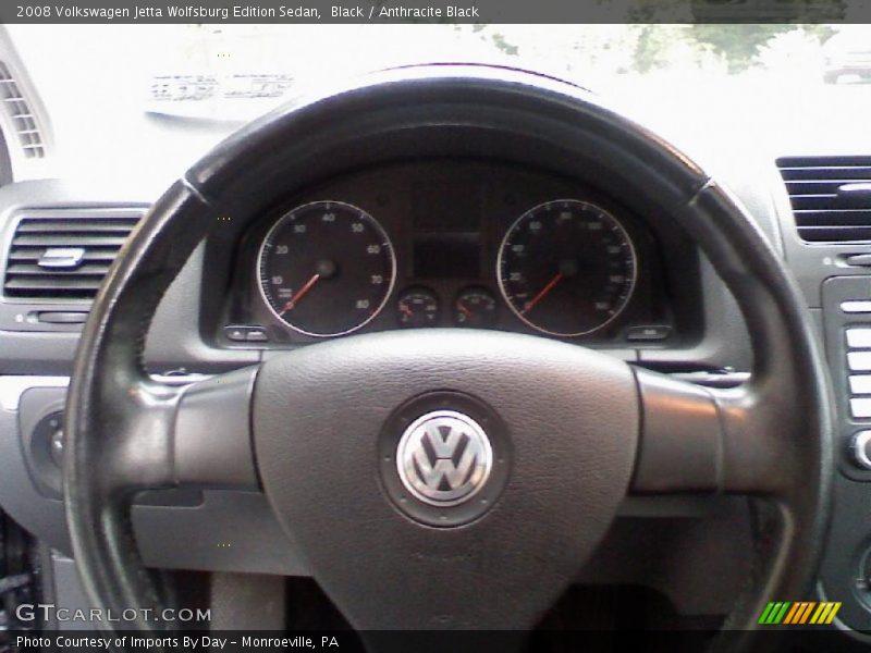 Black / Anthracite Black 2008 Volkswagen Jetta Wolfsburg Edition Sedan