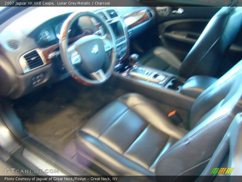 Lunar Grey Metallic / Charcoal 2007 Jaguar XK XK8 Coupe